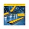 Kable Kontrol Cable Ramp, 3 in H, 38 in L, 20 in W, 3 Channel, Polyurethane/Rubber, Black, Yellow CP9973 - alternate 3